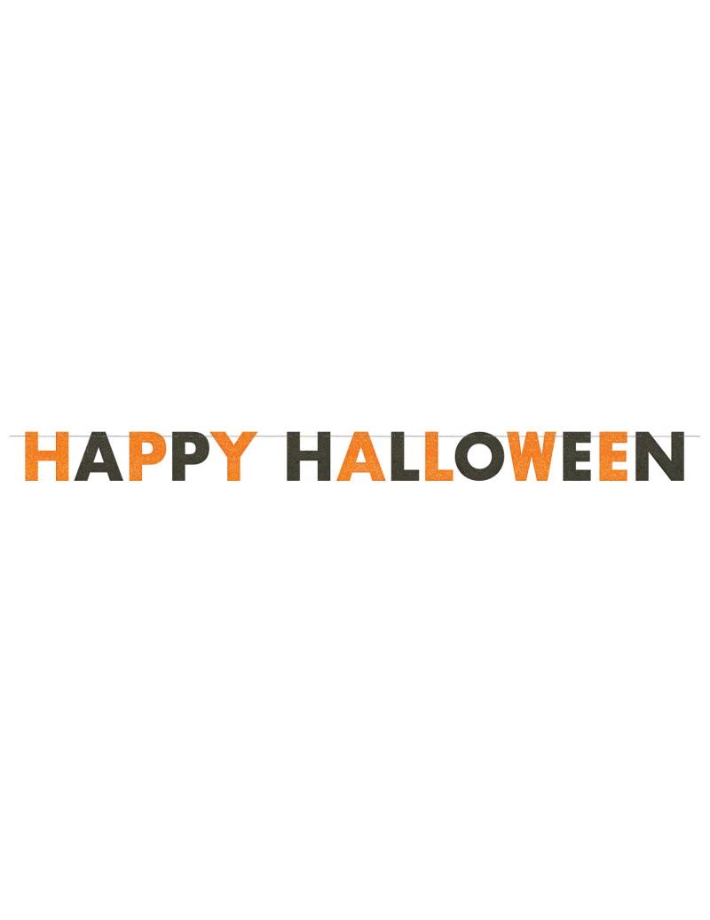 Happy Halloween Girlande 2,74m von UNIQUE