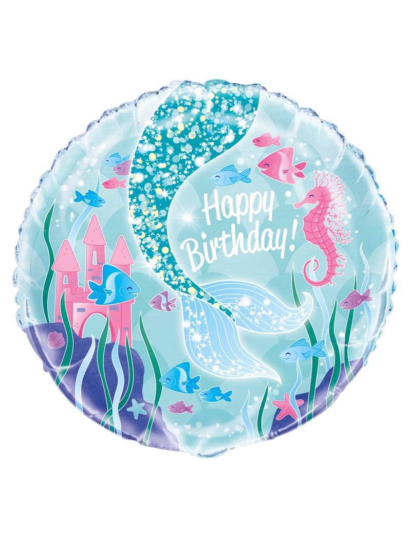 Hübscher Meerjungfrau Folienballon 45,7 cm Geburtstagsdeko Hübscher Meerjungfrau Folienballon 45,7 cm Geburtstagsdeko von UNIQUE