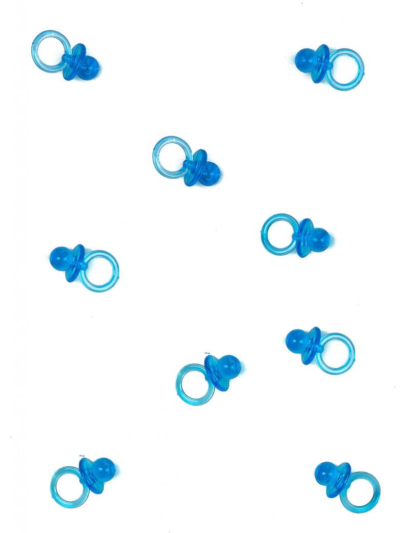 Kleine Schnuller Blau Deko – 18 Stück von UNIQUE