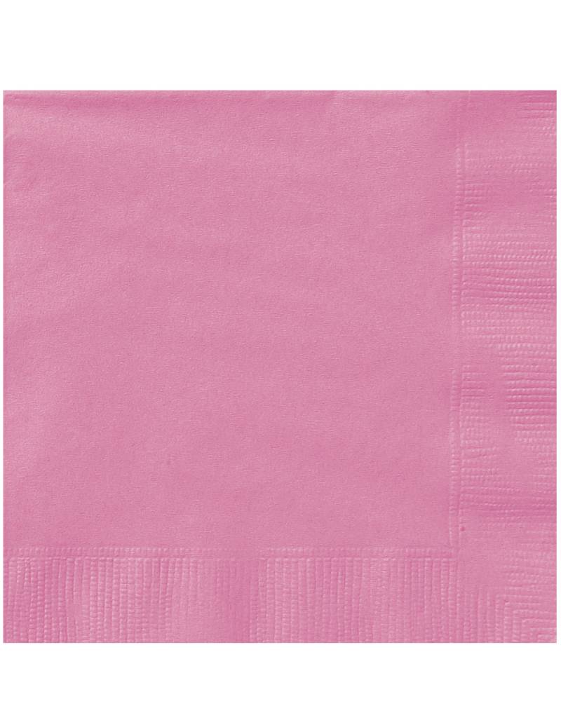 Papierservietten Party-Tischdeko 20 Stück rosa 33 x 33cm von UNIQUE