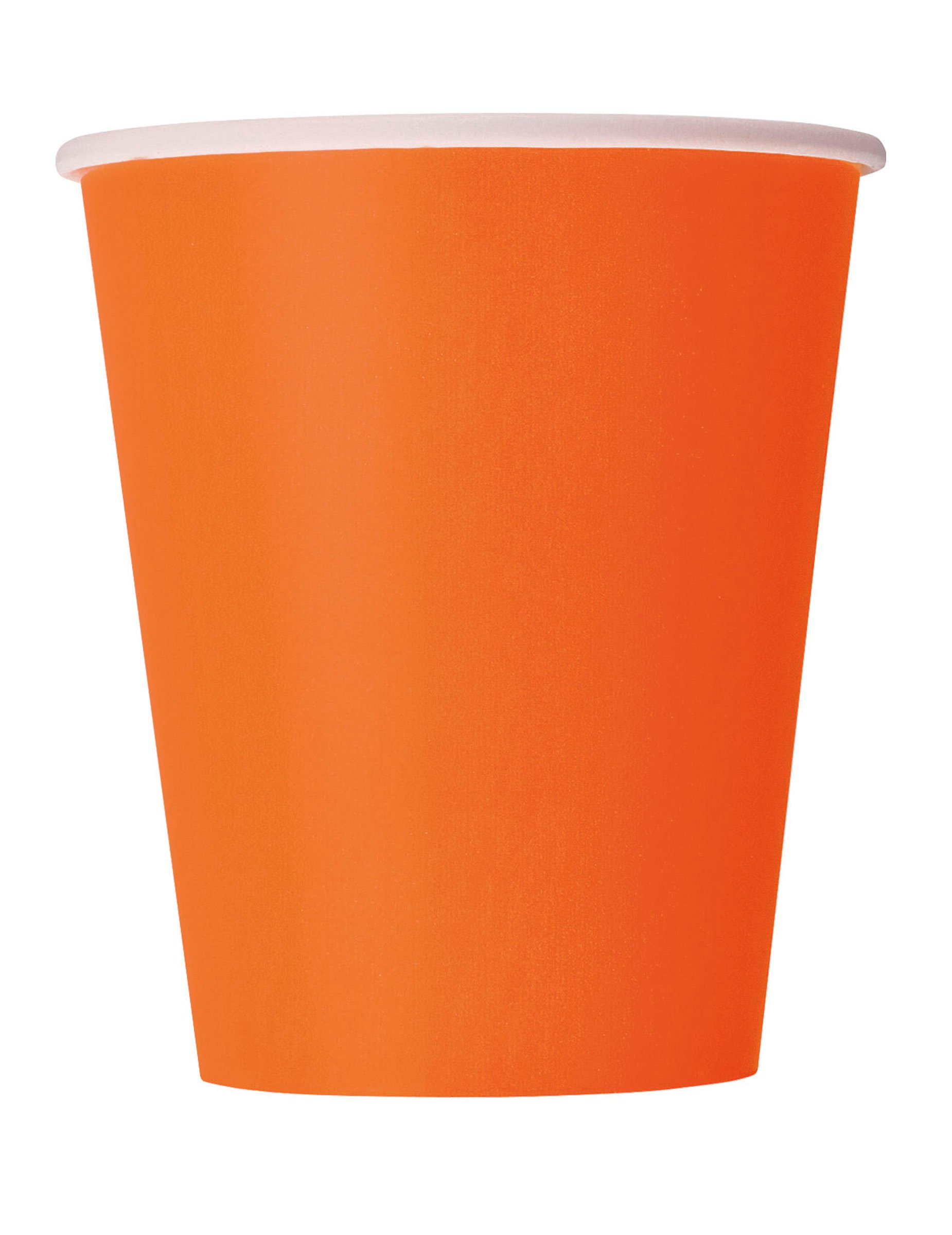 Pappbecher Partyzubehör 14 Stück orange 266 ml Pappbecher Partyzubehör 14 Stück orange 266 ml von UNIQUE