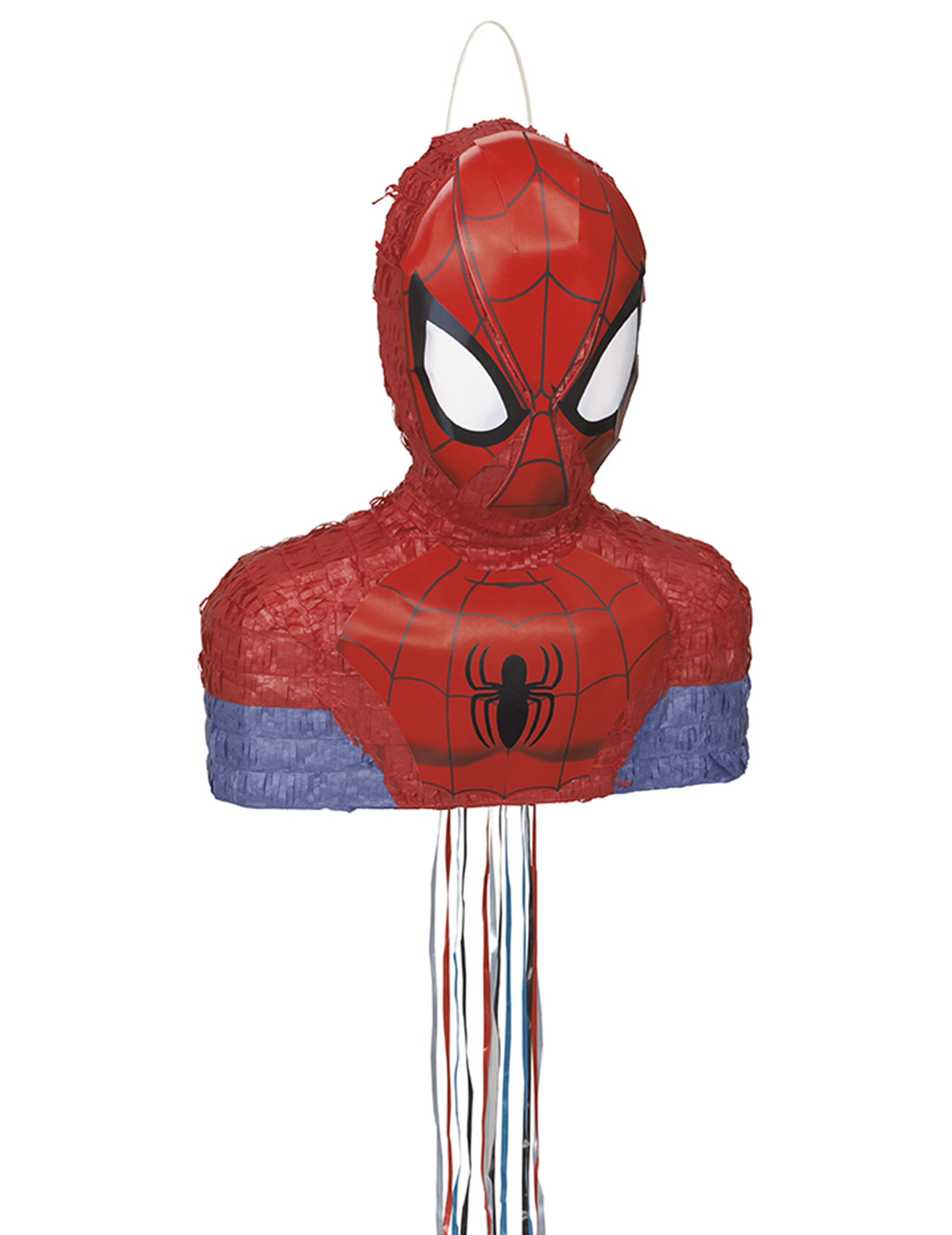 Partyspiel Pinata Lizenzware Spider Man rot-blau von UNIQUE