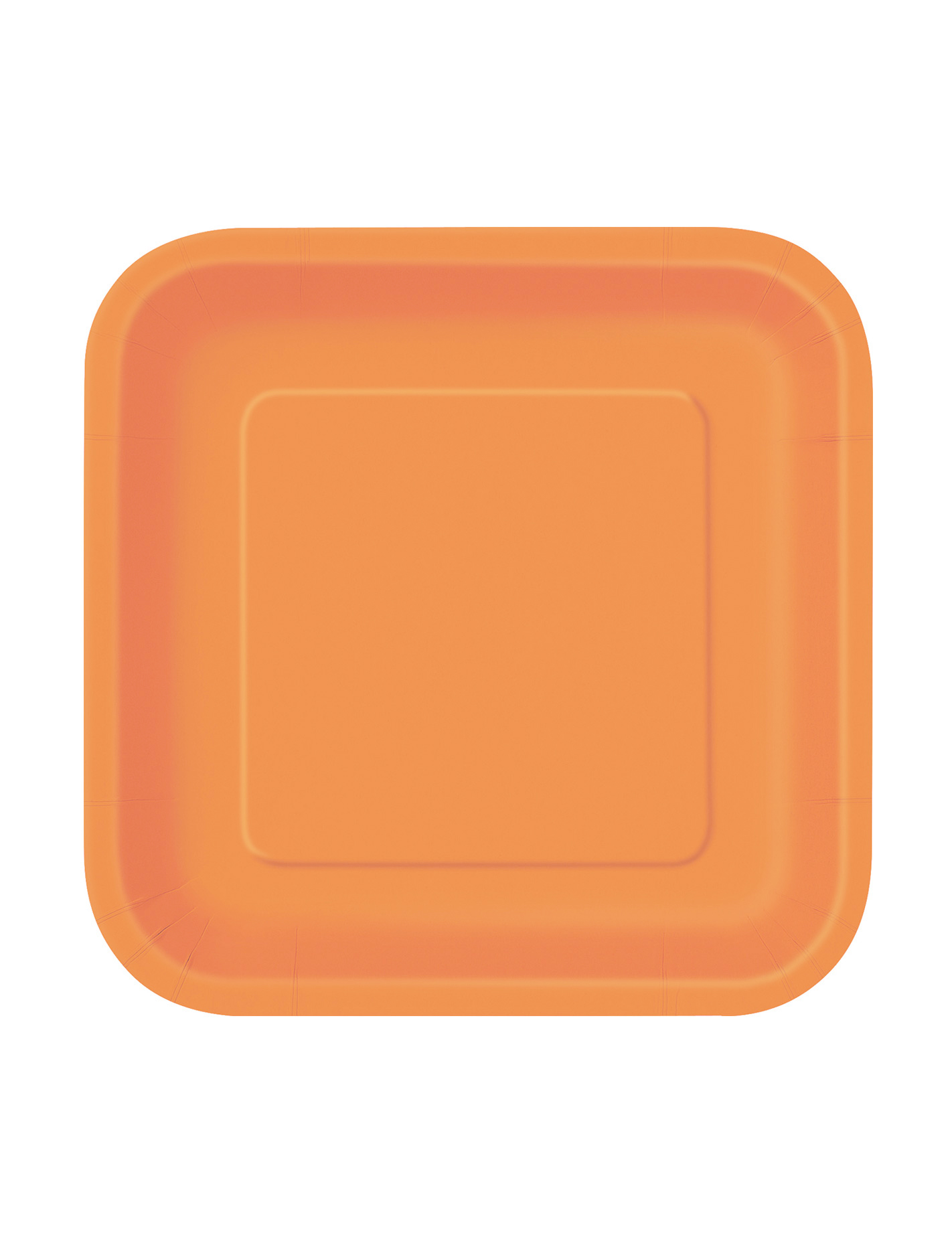 Partyteller quadratische Teller 16 Stück orange 18x18cm Partyteller quadratische Teller 16 Stück orange 18x18cm von UNIQUE