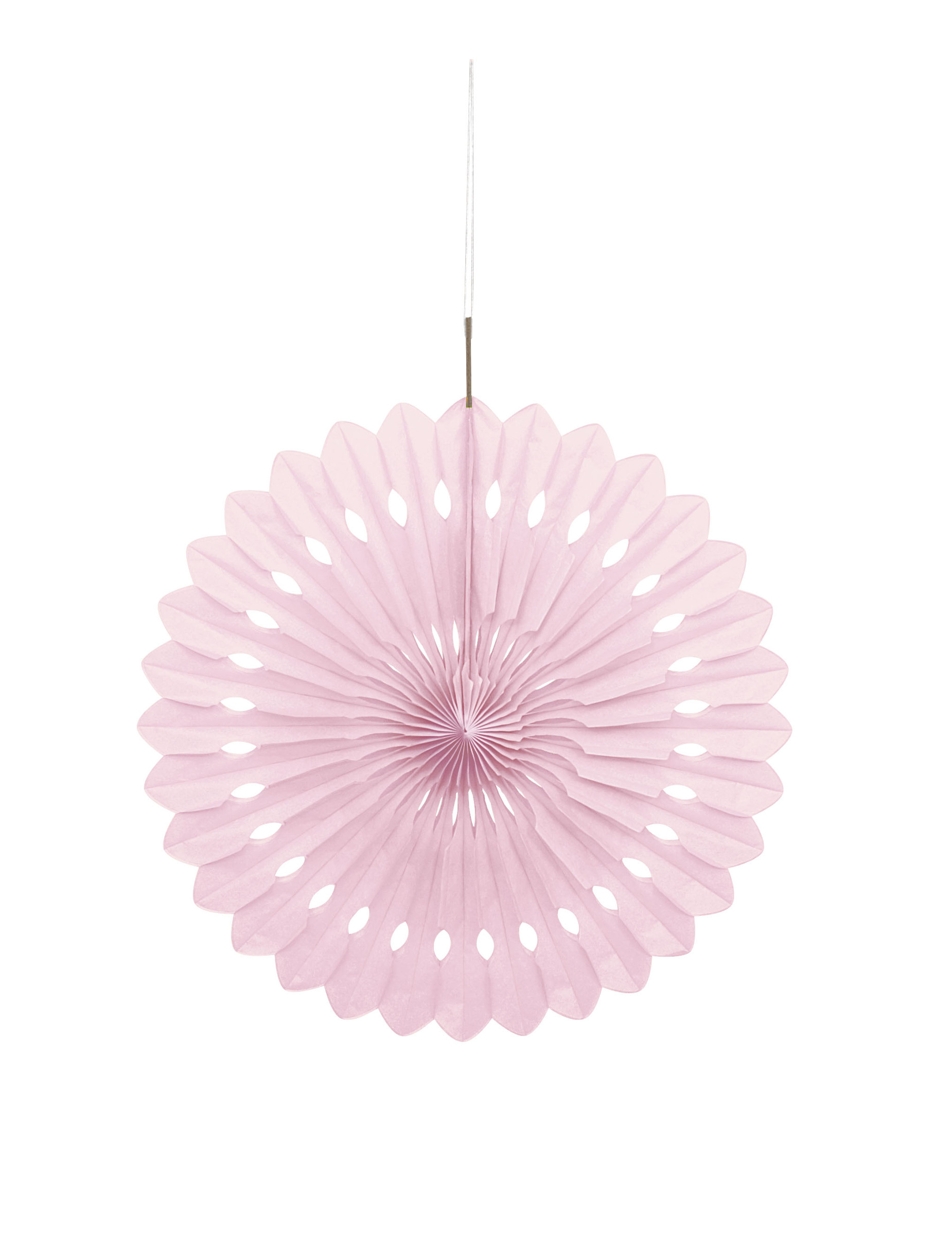 Rosette aus Papier in Puderrosa 40 cm Hängedeko von UNIQUE