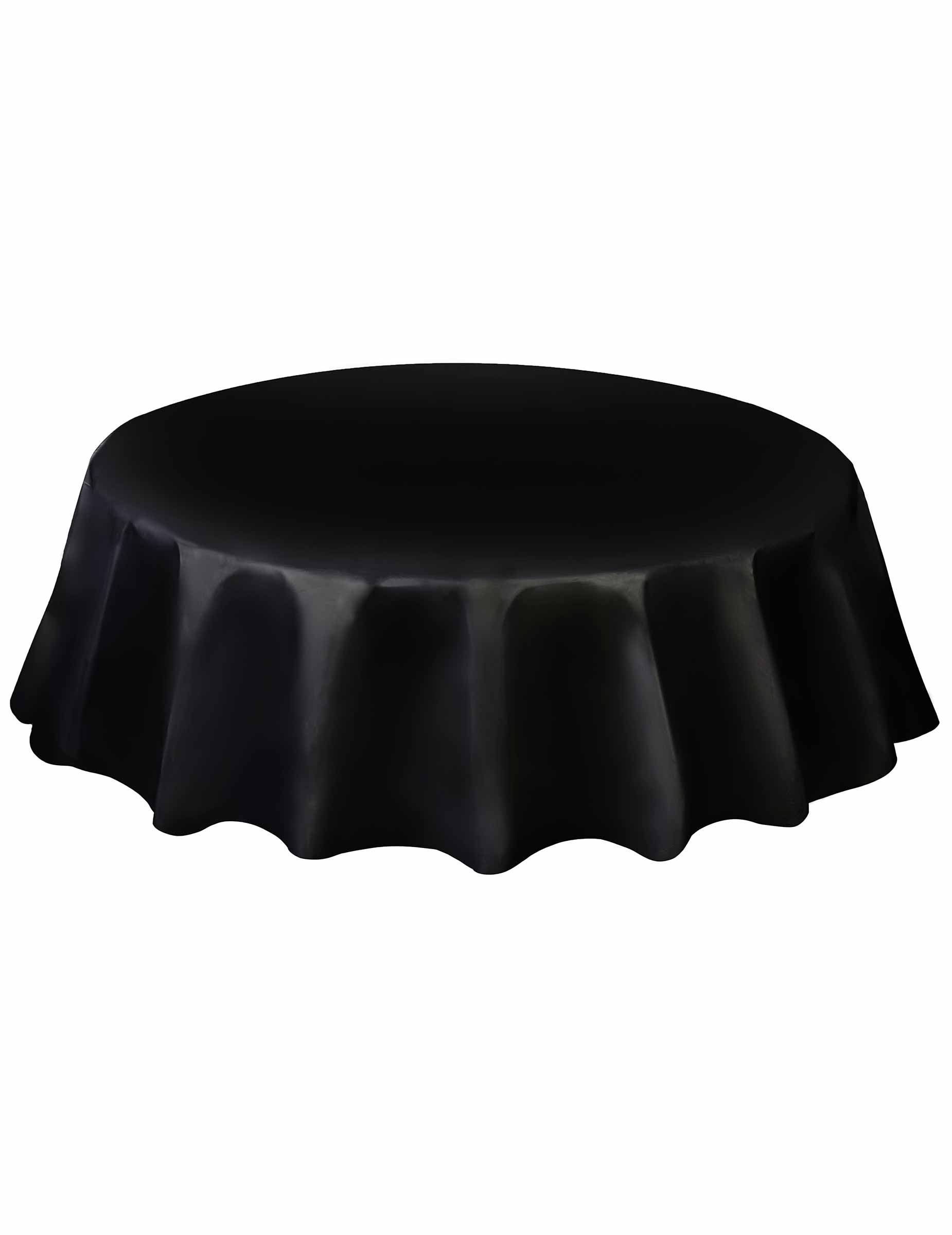Runde Tischdecke Halloween-Dekoration schwarz 213 cm Runde Tischdecke Halloween-Dekoration schwarz 213 cm von UNIQUE
