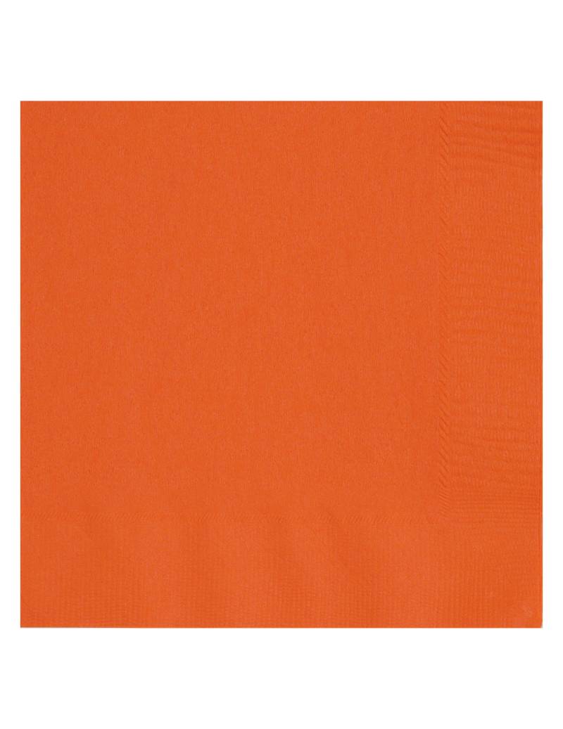 Servietten Set Party-Servietten 20 Stück orange von UNIQUE