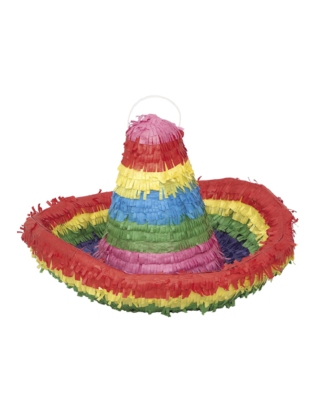 Sombrero-Piñata Partydeko bunt von UNIQUE