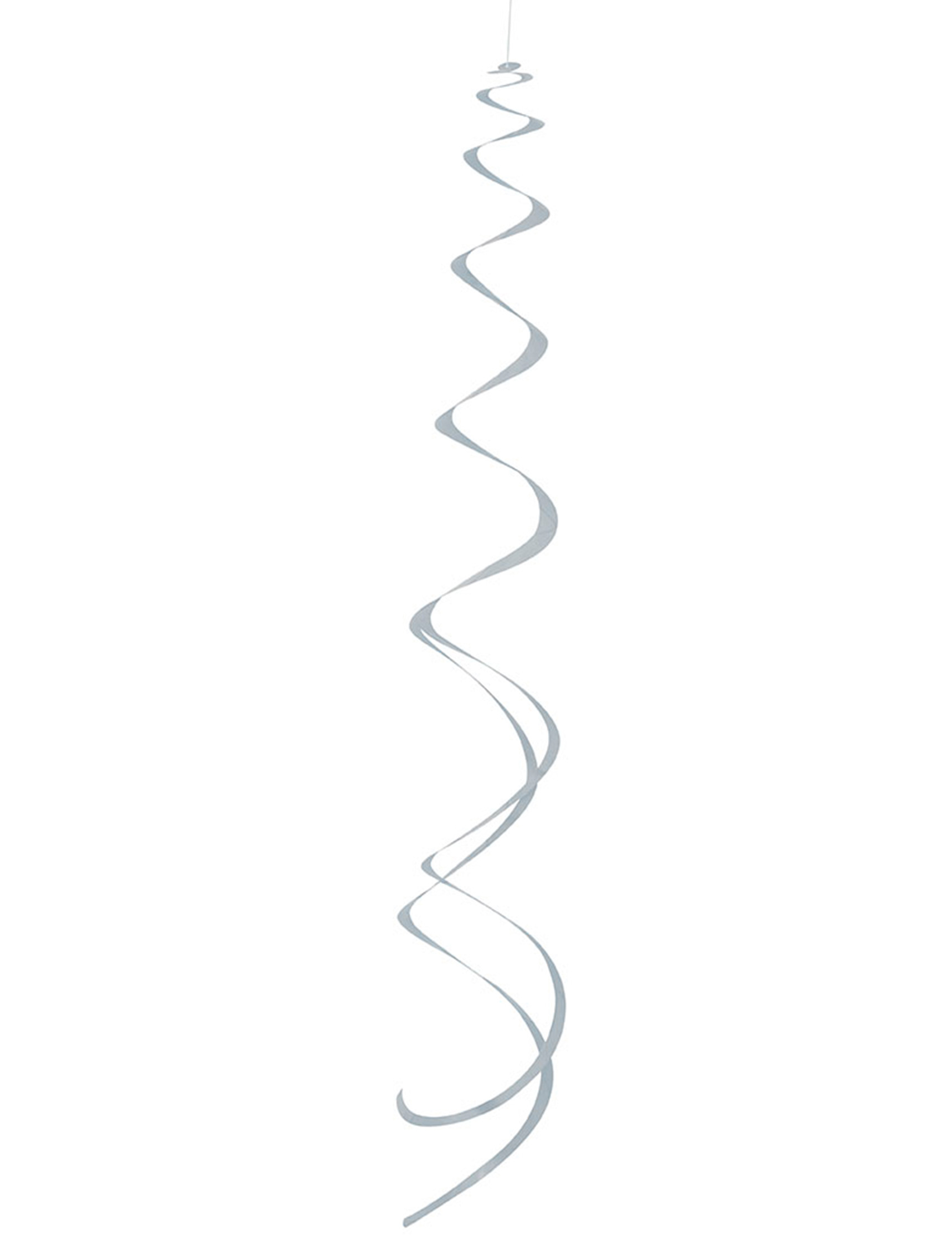 Spiralen-Hängedeko 8 Stück silber 68cm Spiralen-Hängedeko 8 Stück silber 68cm von UNIQUE