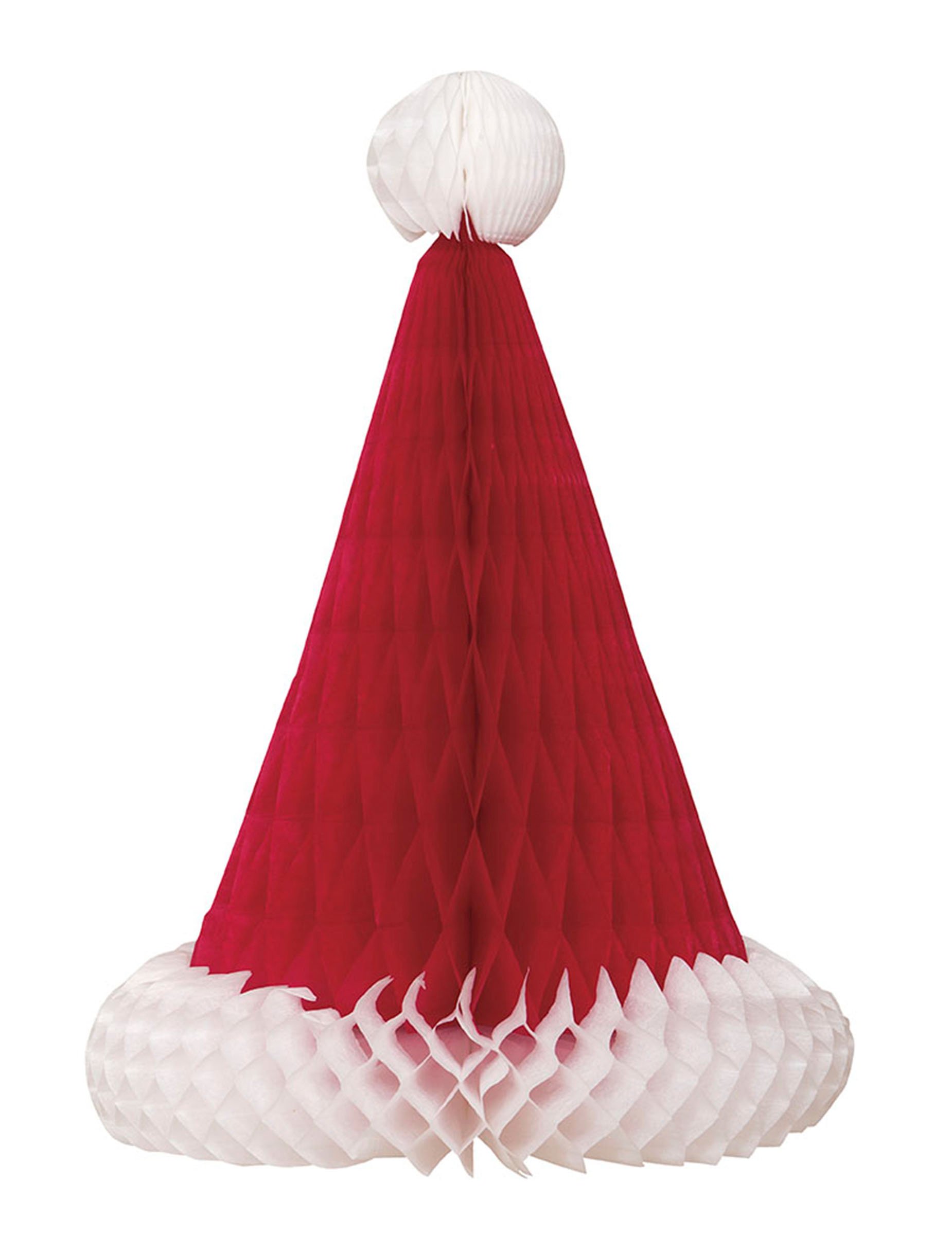 Weihnachtsmütze Tischdekoration rot-weiss 30cm Weihnachtsmütze Tischdekoration rot-weiss 30cm von UNIQUE