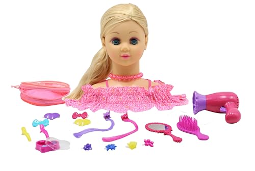- UNKNOWN - Happy Friend - Hairstyling Head Blondes Haar (504404) von - UNKNOWN -