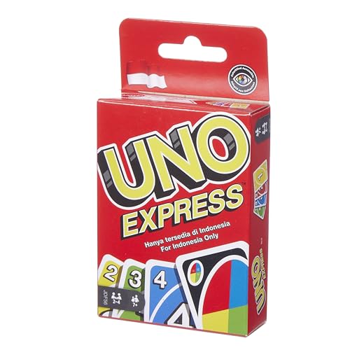 UNO, Mattel 56 Karten Express Kartenspiel für Kinder, Erwachsene & Spieleabend von UNO