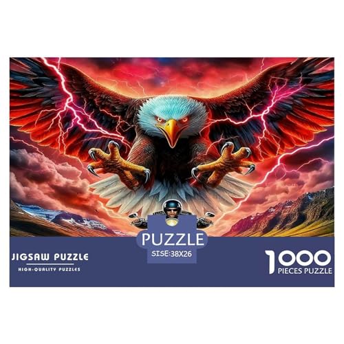 Adler Puzzles 1000 Teile Schwer Puzzle Spielzeug Lernspiel Impossible Herausforderungsspielzeug Für Erwachsene Und Kinder Ab 14 Jahren 38x26cm/1000pcs Adler Puzzles 1000 Teile Schwer Puzzle Spielzeug Lernspiel Impossible Herausforderungsspielzeug Für Erwachsene Und Kinder Ab 14 Jahren 38x26cm/1000pcs von UNRXJZLVM