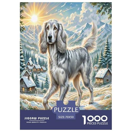 Afghanischer Hund Puzzles 1000 Teile Schwer Puzzle Spielzeug Pädagogisches Spiel Impossible Herausforderung Spielzeug Für Erwachsene Kinder 70x50cm/1000pcs Afghanischer Hund Puzzles 1000 Teile Schwer Puzzle Spielzeug Pädagogisches Spiel Impossible Herausforderung Spielzeug Für Erwachsene Kinder 70x50cm/1000pcs von UNRXJZLVM