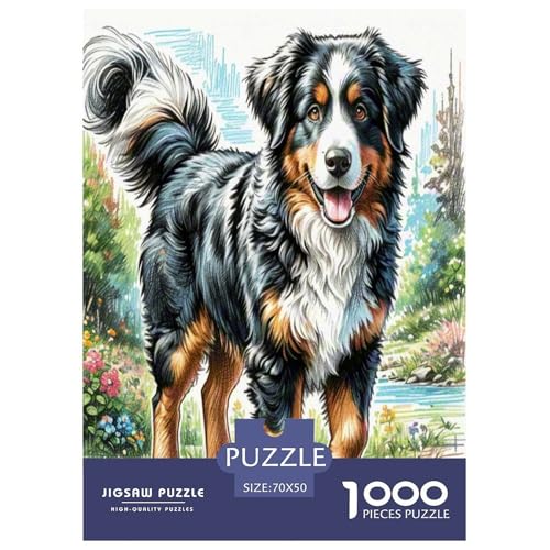 Akita Inu Puzzle 1000-teilige Schwer Puzzle Spielzeug Lernspiel Impossible Herausforderung Spielzeug Für Erwachsene Und Kinder Ab 14 Jahren 70x50cm/1000pcs von UNRXJZLVM