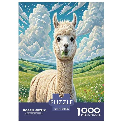 Alpakas Puzzle 1000-teilige Schwer Puzzle Spielzeug Lernspiel Impossible Herausforderungsspielzeug Für Erwachsene Und Kinder in Bewährter 38x26cm/1000pcs Alpakas Puzzle 1000-teilige Schwer Puzzle Spielzeug Lernspiel Impossible Herausforderungsspielzeug Für Erwachsene Und Kinder in Bewährter 38x26cm/1000pcs von UNRXJZLVM