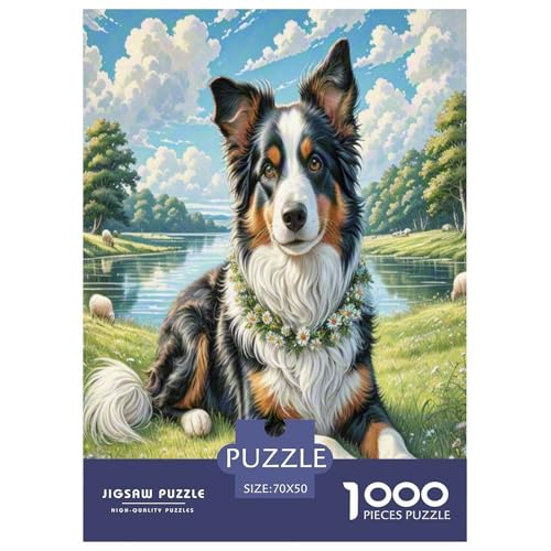 Australischer Schäfer Puzzle 1000-teilige Schwer Puzzle Spielzeug Lernspiel Impossible Herausforderung Spielzeug Für Erwachsene Kinder 70x50cm/1000pcs Australischer Schäfer Puzzle 1000-teilige Schwer Puzzle Spielzeug Lernspiel Impossible Herausforderung Spielzeug Für Erwachsene Kinder 70x50cm/1000pcs von UNRXJZLVM
