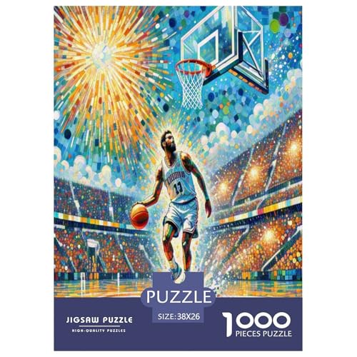 Basketball Puzzle 1000 Teile Schwer Puzzle Spielzeug Pädagogisches Spiel Impossible Herausforderungsspielzeug Für Erwachsene Und Kinder in Bewährter 38x26cm/1000pcs Basketball Puzzle 1000 Teile Schwer Puzzle Spielzeug Pädagogisches Spiel Impossible Herausforderungsspielzeug Für Erwachsene Und Kinder in Bewährter 38x26cm/1000pcs von UNRXJZLVM