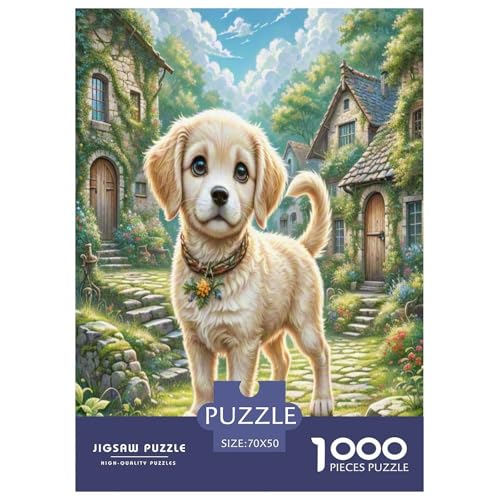 Beagle Puzzle 1000 Teile Schwer Puzzle Spielzeug Lernspiel Impossible Herausforderungsspielzeug Für Erwachsene Kinder 70x50cm/1000pcs von UNRXJZLVM