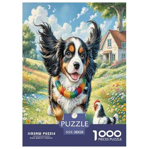 Beagle Puzzles 1000 Teile Schwer Puzzle Spielzeug Lernspiel Impossible Herausforderung Spielzeug Für Erwachsene Und Kinder in Bewährter 38x26cm/1000pcs von UNRXJZLVM