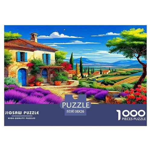 Berglandschaft Puzzle 1000 Teile Schwer Puzzle Spielzeug Lernspiel Impossible Herausforderung Spielzeug Für Erwachsene Kinder 38x26cm/1000pcs von UNRXJZLVM