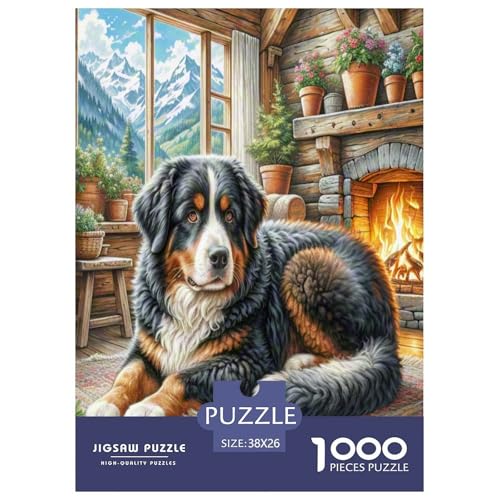 Berner Berghund Puzzle 1000-teilige Schwer Puzzle Spielzeug Lernspiel Impossible Herausforderung Spielzeug Für Erwachsene Und Kinder Ab 14 Jahren 38x26cm/1000pcs Berner Berghund Puzzle 1000-teilige Schwer Puzzle Spielzeug Lernspiel Impossible Herausforderung Spielzeug Für Erwachsene Und Kinder Ab 14 Jahren 38x26cm/1000pcs von UNRXJZLVM