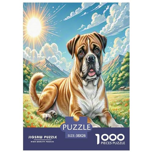 Boxer Puzzles 1000 Teile Schwer Puzzle Spielzeug Lernspiel Impossible Herausforderung Spielzeug Für Erwachsene Und Kinder in Bewährter 38x26cm/1000pcs von UNRXJZLVM