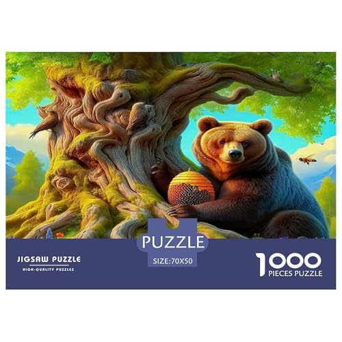 Braun Bär Puzzles 1000 Teile Schwer Puzzle Spielzeug Lernspiel Impossible Herausforderung Spielzeug Für Erwachsene Und Kinder Ab 14 Jahren 70x50cm/1000pcs Braun Bär Puzzles 1000 Teile Schwer Puzzle Spielzeug Lernspiel Impossible Herausforderung Spielzeug Für Erwachsene Und Kinder Ab 14 Jahren 70x50cm/1000pcs von UNRXJZLVM
