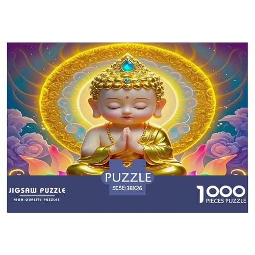 Buddha-Statue Puzzles 1000 Teile Schwer Puzzle Spielzeug Pädagogisches Spiel Impossible Herausforderung Spielzeug Für Erwachsene Und Kinder Ab 14 Jahren 38x26cm/1000pcs Buddha-Statue Puzzles 1000 Teile Schwer Puzzle Spielzeug Pädagogisches Spiel Impossible Herausforderung Spielzeug Für Erwachsene Und Kinder Ab 14 Jahren 38x26cm/1000pcs von UNRXJZLVM