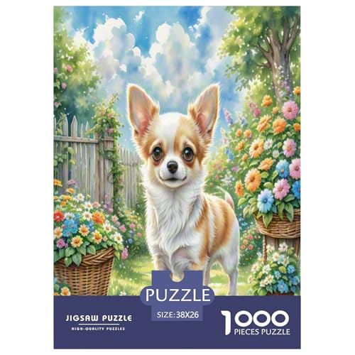 Chihuahua Puzzle 1000 Teile Schwer Puzzle Spielzeug Lernspiel Impossible Herausforderungsspielzeug Für Erwachsene Und Kinder in Bewährter 38x26cm/1000pcs Chihuahua Puzzle 1000 Teile Schwer Puzzle Spielzeug Lernspiel Impossible Herausforderungsspielzeug Für Erwachsene Und Kinder in Bewährter 38x26cm/1000pcs von UNRXJZLVM