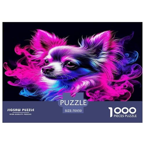 Chihuahua Puzzle 1000-teilige Schwer Puzzle Spielzeug Lernspiel Impossible Herausforderung Spielzeug Für Erwachsene Und Kinder Ab 14 Jahren 70x50cm/1000pcs Chihuahua Puzzle 1000-teilige Schwer Puzzle Spielzeug Lernspiel Impossible Herausforderung Spielzeug Für Erwachsene Und Kinder Ab 14 Jahren 70x50cm/1000pcs von UNRXJZLVM