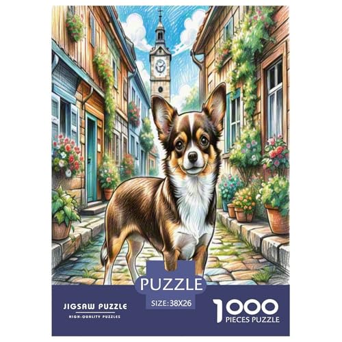 Chihuahua Puzzle 1000-teilige Schwer Puzzle Spielzeug Lernspiel Impossible Herausforderungsspielzeug Für Erwachsene Kinder 38x26cm/1000pcs Chihuahua Puzzle 1000-teilige Schwer Puzzle Spielzeug Lernspiel Impossible Herausforderungsspielzeug Für Erwachsene Kinder 38x26cm/1000pcs von UNRXJZLVM