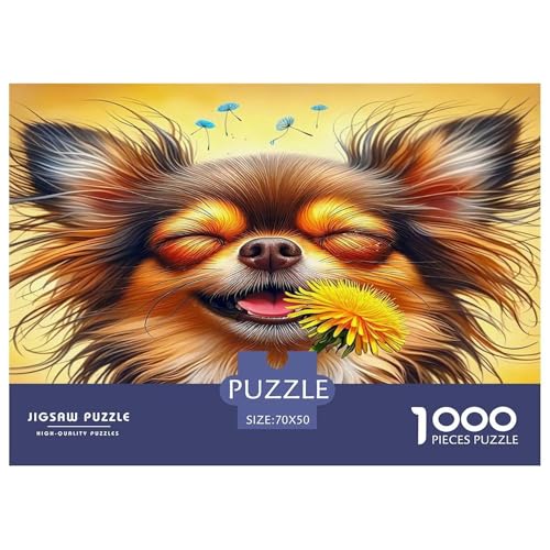 Chihuahua Puzzles 1000 Teile Schwer Puzzle Spielzeug Lernspiel Impossible Herausforderungsspielzeug Für Erwachsene Und Kinder Ab 12 Jahren 70x50cm/1000pcs Chihuahua Puzzles 1000 Teile Schwer Puzzle Spielzeug Lernspiel Impossible Herausforderungsspielzeug Für Erwachsene Und Kinder Ab 12 Jahren 70x50cm/1000pcs von UNRXJZLVM