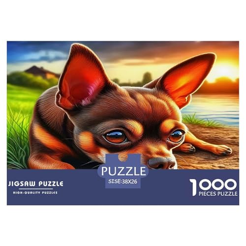 Chihuahua Puzzles 1000 Teile Schwer Puzzle Spielzeug Lernspiel Impossible Herausforderungsspielzeug Für Erwachsene Und Kinder Ab 14 Jahren 38x26cm/1000pcs Chihuahua Puzzles 1000 Teile Schwer Puzzle Spielzeug Lernspiel Impossible Herausforderungsspielzeug Für Erwachsene Und Kinder Ab 14 Jahren 38x26cm/1000pcs von UNRXJZLVM