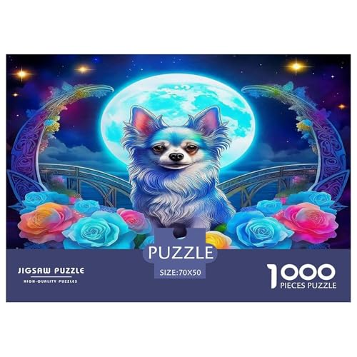 Chihuahua Puzzles 1000 Teile Schwer Puzzle Spielzeug Pädagogisches Spiel Impossible Herausforderungsspielzeug Für Erwachsene Kinder 70x50cm/1000pcs Chihuahua Puzzles 1000 Teile Schwer Puzzle Spielzeug Pädagogisches Spiel Impossible Herausforderungsspielzeug Für Erwachsene Kinder 70x50cm/1000pcs von UNRXJZLVM