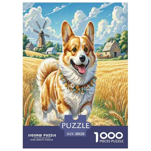 Corgi Puzzle 1000 Teile Schwer Puzzle Spielzeug Lernspiel Impossible Herausforderungsspielzeug Für Erwachsene Und Kinder in Bewährter 38x26cm/1000pcs Corgi Puzzle 1000 Teile Schwer Puzzle Spielzeug Lernspiel Impossible Herausforderungsspielzeug Für Erwachsene Und Kinder in Bewährter 38x26cm/1000pcs von UNRXJZLVM