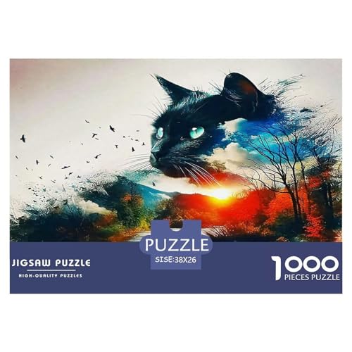 Cute Katze Puzzles 1000 Teile Schwer Puzzle Spielzeug Lernspiel Impossible Herausforderungsspielzeug Für Erwachsene Und Kinder Ab 12 Jahren 38x26cm/1000pcs Cute Katze Puzzles 1000 Teile Schwer Puzzle Spielzeug Lernspiel Impossible Herausforderungsspielzeug Für Erwachsene Und Kinder Ab 12 Jahren 38x26cm/1000pcs von UNRXJZLVM