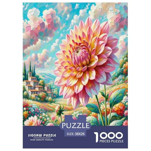 Dahlia Puzzle 1000 Teile Schwer Puzzle Spielzeug Lernspiel Impossible Herausforderungsspielzeug Für Erwachsene Und Kinder in Bewährter 38x26cm/1000pcs Dahlia Puzzle 1000 Teile Schwer Puzzle Spielzeug Lernspiel Impossible Herausforderungsspielzeug Für Erwachsene Und Kinder in Bewährter 38x26cm/1000pcs von UNRXJZLVM