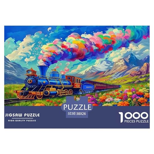 Dampfzug Puzzles 1000 Teile Schwer Puzzle Spielzeug Lernspiel Impossible Herausforderung Spielzeug Für Erwachsene Kinder 38x26cm/1000pcs Dampfzug Puzzles 1000 Teile Schwer Puzzle Spielzeug Lernspiel Impossible Herausforderung Spielzeug Für Erwachsene Kinder 38x26cm/1000pcs von UNRXJZLVM
