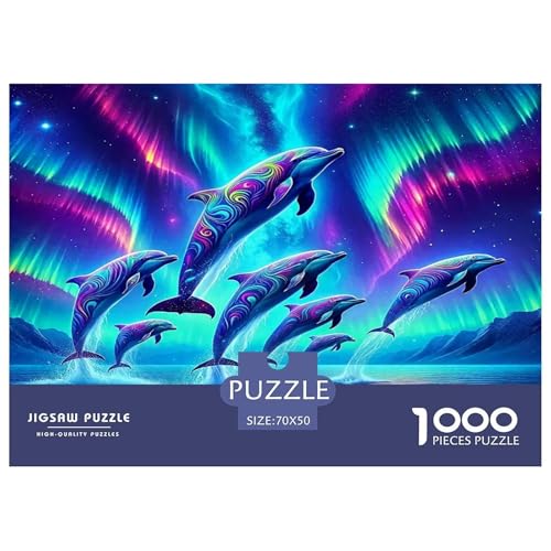 Delphin Puzzle 1000-teilige Schwer Puzzle Spielzeug Lernspiel Impossible Herausforderungsspielzeug Für Erwachsene Und Kinder Ab 12 Jahren 70x50cm/1000pcs Delphin Puzzle 1000-teilige Schwer Puzzle Spielzeug Lernspiel Impossible Herausforderungsspielzeug Für Erwachsene Und Kinder Ab 12 Jahren 70x50cm/1000pcs von UNRXJZLVM