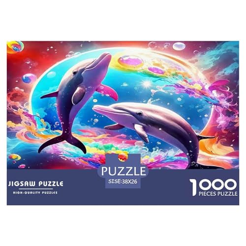 Delphin Puzzles 1000 Teile Schwer Puzzle Spielzeug Pädagogisches Spiel Impossible Herausforderung Spielzeug Für Erwachsene Kinder 38x26cm/1000pcs Delphin Puzzles 1000 Teile Schwer Puzzle Spielzeug Pädagogisches Spiel Impossible Herausforderung Spielzeug Für Erwachsene Kinder 38x26cm/1000pcs von UNRXJZLVM