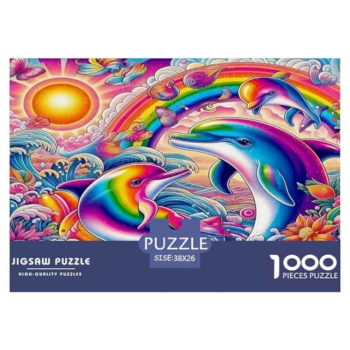 Delphin Puzzles 1000 Teile Schwer Puzzle Spielzeug Pädagogisches Spiel Impossible Herausforderungsspielzeug Für Erwachsene Kinder 38x26cm/1000pcs Delphin Puzzles 1000 Teile Schwer Puzzle Spielzeug Pädagogisches Spiel Impossible Herausforderungsspielzeug Für Erwachsene Kinder 38x26cm/1000pcs von UNRXJZLVM