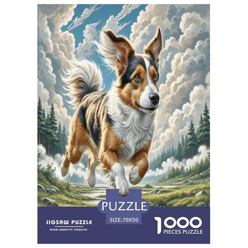 Der Cairn Terrier Puzzles 1000-teilige Schwer Puzzle Spielzeug Lernspiel Impossible Herausforderungsspielzeug Für Erwachsene Kinder 70x50cm/1000pcs von UNRXJZLVM