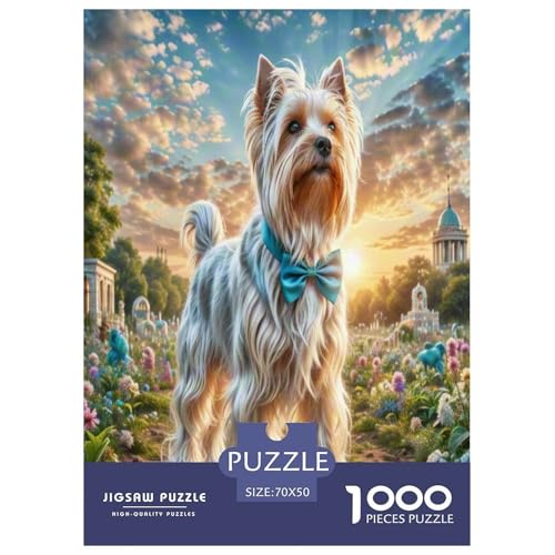Der Dichtungyham Terrier Puzzles 1000 Teile Schwer Puzzle Spielzeug Pädagogisches Spiel Impossible Herausforderungsspielzeug Für Erwachsene Kinder 70x50cm/1000pcs von UNRXJZLVM