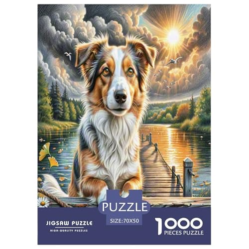 Der Lakeland Terrier Puzzles 1000 Teile Schwer Puzzle Spielzeug Pädagogisches Spiel Impossible Herausforderungsspielzeug Für Erwachsene Kinder 70x50cm/1000pcs von UNRXJZLVM