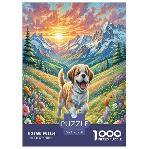 Der Saint Bernard Puzzle 1000-teilige Schwer Puzzle Spielzeug Lernspiel Impossible Herausforderungsspielzeug Für Erwachsene Und Kinder Ab 12 Jahren 70x50cm/1000pcs Der Saint Bernard Puzzle 1000-teilige Schwer Puzzle Spielzeug Lernspiel Impossible Herausforderungsspielzeug Für Erwachsene Und Kinder Ab 12 Jahren 70x50cm/1000pcs von UNRXJZLVM