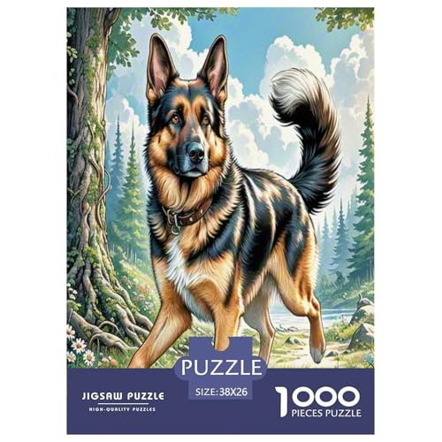 Deutscher SchäfErhund Puzzle 1000-teilige Schwer Puzzle Spielzeug Lernspiel Impossible Herausforderungsspielzeug Für Erwachsene Kinder 38x26cm/1000pcs Deutscher SchäfErhund Puzzle 1000-teilige Schwer Puzzle Spielzeug Lernspiel Impossible Herausforderungsspielzeug Für Erwachsene Kinder 38x26cm/1000pcs von UNRXJZLVM
