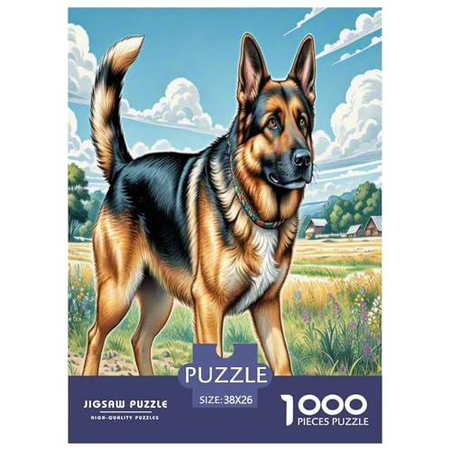Deutscher SchäfErhund Puzzles 1000 Teile Schwer Puzzle Spielzeug Lernspiel Impossible Herausforderungsspielzeug Für Erwachsene Und Kinder Ab 14 Jahren 38x26cm/1000pcs Deutscher SchäfErhund Puzzles 1000 Teile Schwer Puzzle Spielzeug Lernspiel Impossible Herausforderungsspielzeug Für Erwachsene Und Kinder Ab 14 Jahren 38x26cm/1000pcs von UNRXJZLVM