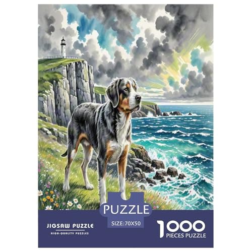 Deutscher kurzhaariger Zeiger Puzzle 1000-teilige Schwer Puzzle Spielzeug Lernspiel Impossible Herausforderung Spielzeug Für Erwachsene Und Kinder Ab 12 Jahren 70x50cm/1000pcs von UNRXJZLVM