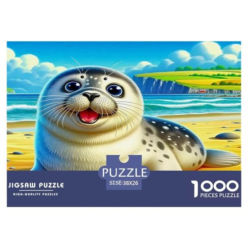 Dichtung Puzzle 1000 Teile Schwer Puzzle Spielzeug Lernspiel Impossible Herausforderung Spielzeug Für Erwachsene Und Kinder in Bewährter 38x26cm/1000pcs von UNRXJZLVM