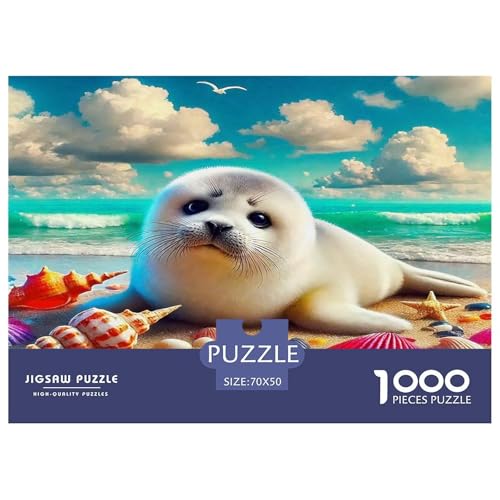 Dichtung Puzzle 1000 Teile Schwer Puzzle Spielzeug Pädagogisches Spiel Impossible Herausforderungsspielzeug Für Erwachsene Kinder 70x50cm/1000pcs von UNRXJZLVM